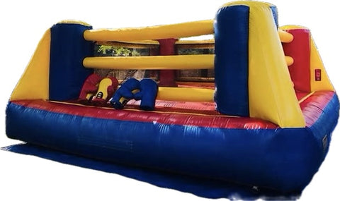 Boxing Ring w/Oversized Gloves & Headgear
