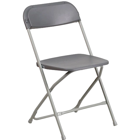 Gray Folding Chairs