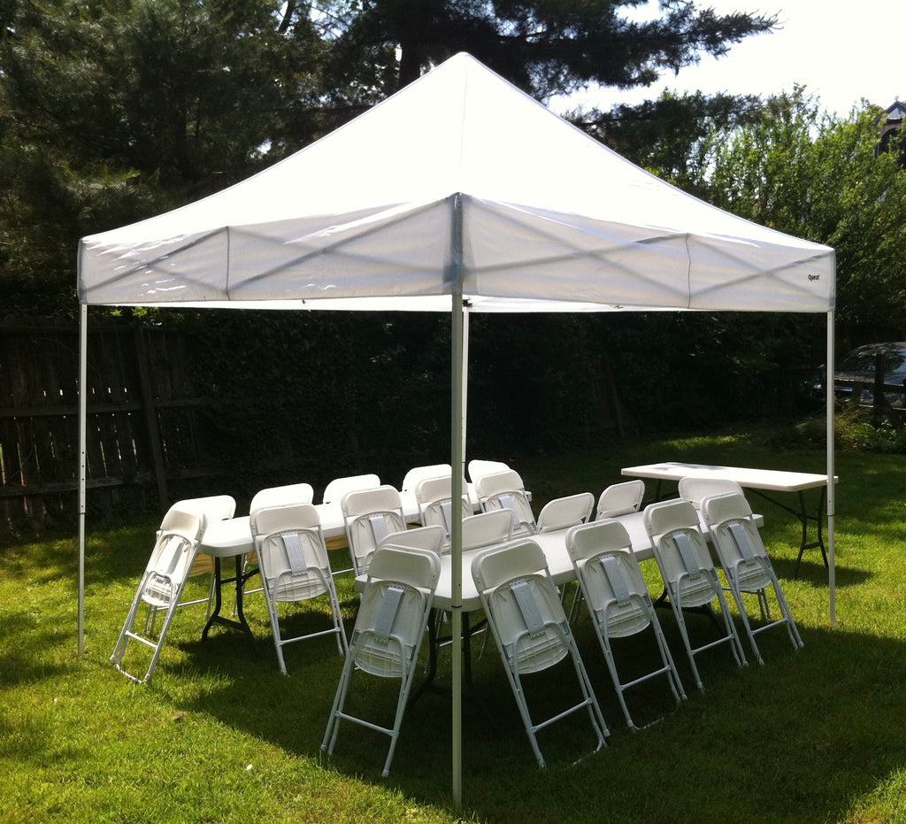 tents and table 12' X 12' Pop Up Canopy Tent – Bounce A Lot 'N More