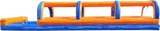 40’ Orange Crush Dual Lane Slip 'N Slide with Pool